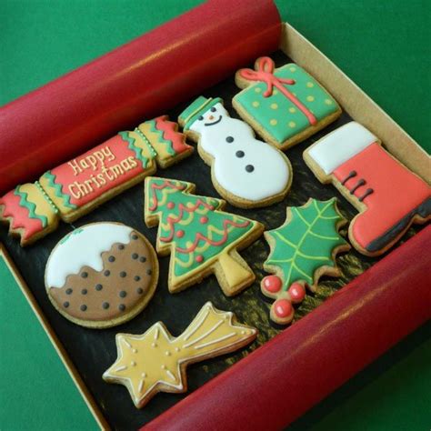 Delicious Assorted Christmas Cookies Gift Box