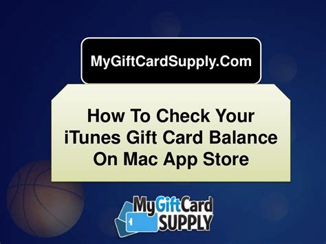 How to Check Your iTunes Gift Card Balance on Mac App Store ...