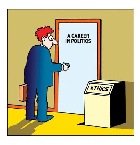 ethics By toons | Politics Cartoon | TOONPOOL