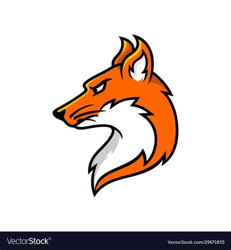 Logo fox Royalty Free Vector Image - VectorStock