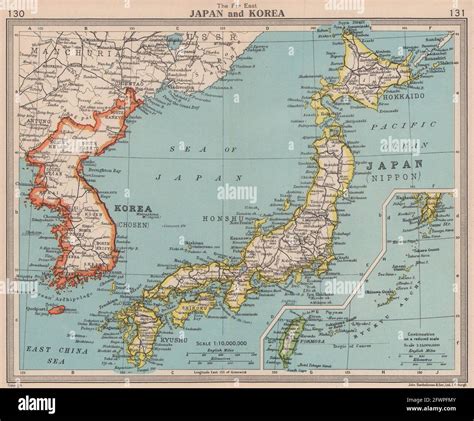 Map Of Japan And Korea