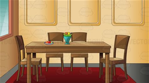 clipart dining room table - Clipground