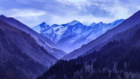 2560x1440 Mountain Range Blue 5k 1440P Resolution ,HD 4k Wallpapers ...