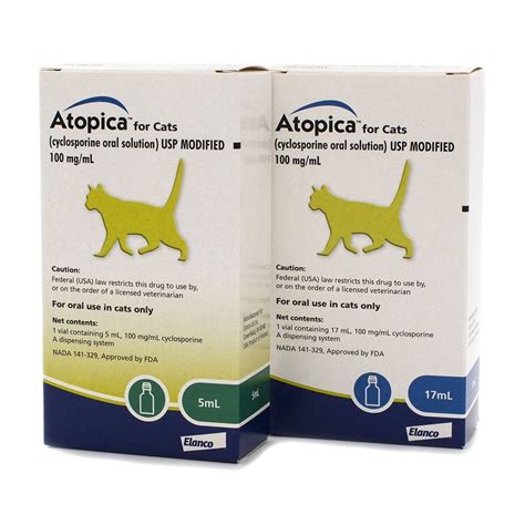 Atopica for Cats: Dog Medicine - Allergy Pet Meds - VetRxDirect