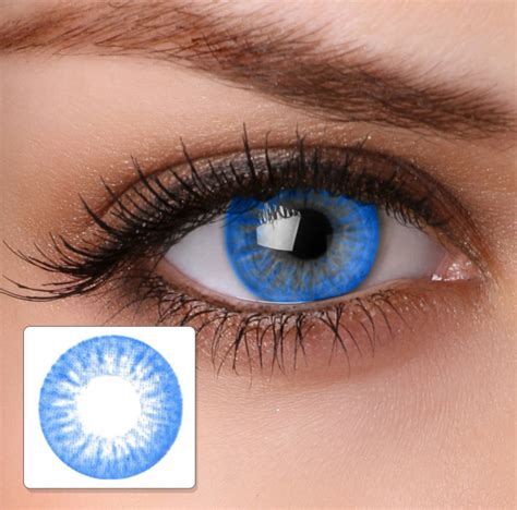 Colour Contact Lenses HA16 Electric Blue