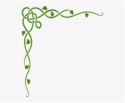 Green Vine Border Clip Art At Vector Clip Art Online | Images and ...