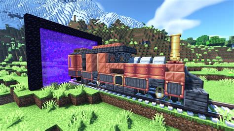 Minecraft Train Station Schematic Traincraft Railroad