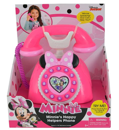 Just Play Disney Junior Minnie Mouse Bowtique Pink Happy Helpers Rotary ...