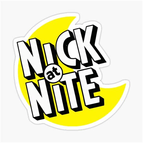 "Nick at Nite 90s" Sticker for Sale by Udin053 | Redbubble