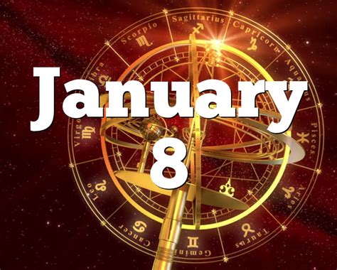 January 8 Birthday horoscope - zodiac sign for January 8th