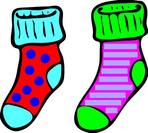 Socks Clip Art at Clker.com - vector clip art online, royalty free ...