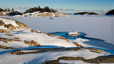 Winter in the Stockholm archipelago. Vinter i Stockholm skärgård ...