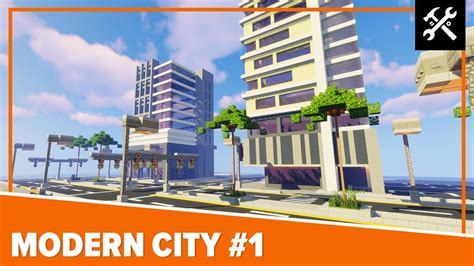 Modern City #1: Buildings & Roads - Minecraft Timelapse - YouTube