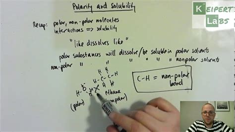 Polarity and Solubility - YouTube