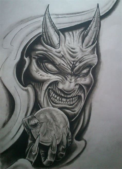 The 32 best Smoke Demon Tattoo Drawings images on Pinterest | Tattoo ...