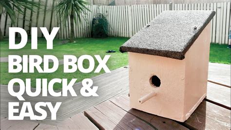 HOW TO MAKE A BIRD BOX, QUICK AND EASY - YouTube