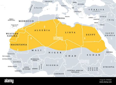 Sahara Desert World Map