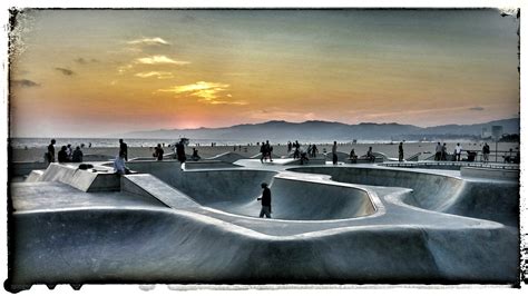 Venice Beach Skateboard Park Sunset | Shutterbug