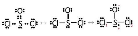 Write a Lewis structure that obeys the octet rule for SOCl2 (S is the ...