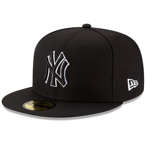 New York Yankees New Era B-Dub 59FIFTY Fitted Hat - Black