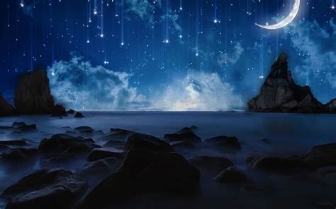 Moon and Stars Desktop Wallpaper (63+ images)