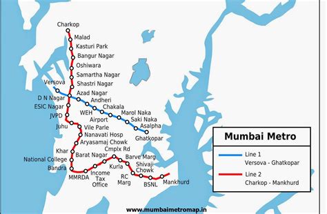 Mumbai Metro Map