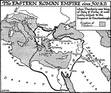 Eastern Roman Empire Map