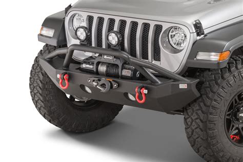 Fishbone Offroad FB22088 Mid-Width Front Bumper for 18-21 Jeep Wrangler ...