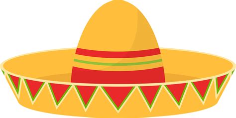 Mexican hat clipart design illustration 9391417 PNG