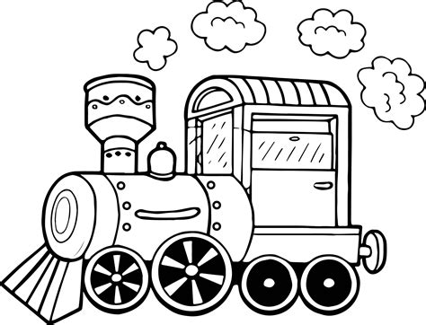 Steam Train Coloring Pages at GetColorings.com | Free printable ...