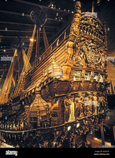 Stockholm Sweden Vasa Museum 17th century warship Vasa Stock Photo - Alamy