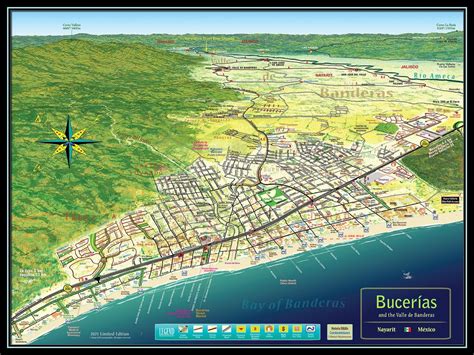 Bucerías Map Poster - Etsy