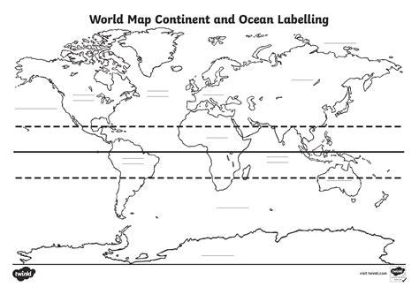 World Map With Countries With Equator - Wayne Baisey