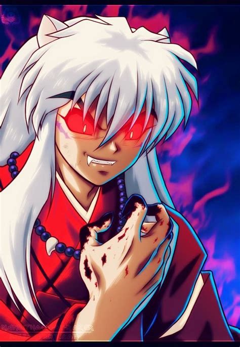 Inuyasha full demon | Inuyasha, Inuyasha fan art, Kagome and inuyasha