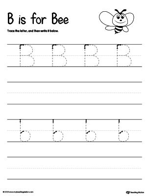 *FREE* Tracing And Writing the Letter B | MyTeachingStation.com