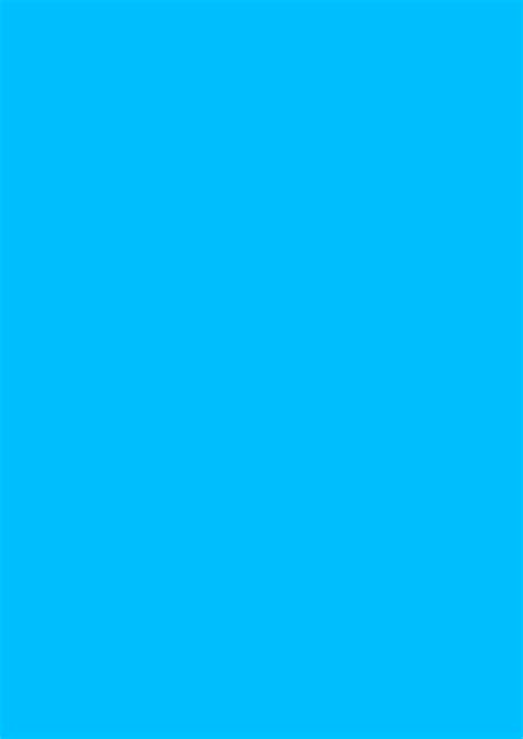 2480x3508 Deep Sky Blue Solid Color Background