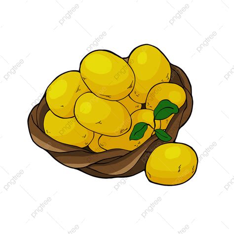 Cartoon Potatoe Clipart Transparent Background, Cartoon Potato Clipart ...