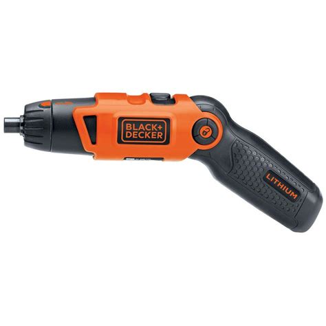 BLACK DECKER Cordless Rechargeable Screwdriver Charger Lithium-ion ...