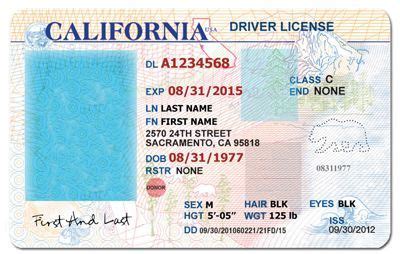 Free california drivers license template psd - operfhandy