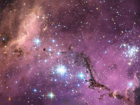 Hubble Views the Large Magellanic Cloud and Its Star Forming Regions