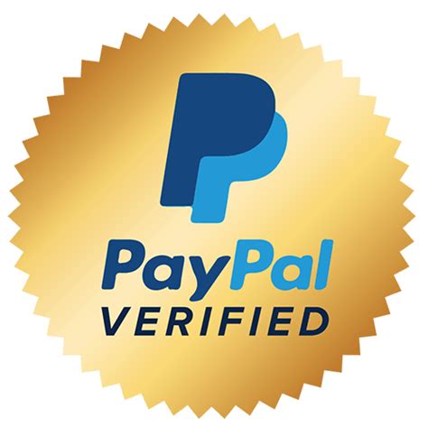 We Accept PayPal Verified Logo