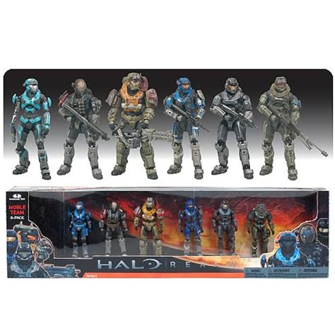 Halo Reach Noble Team Action Figure Deluxe Boxed Set