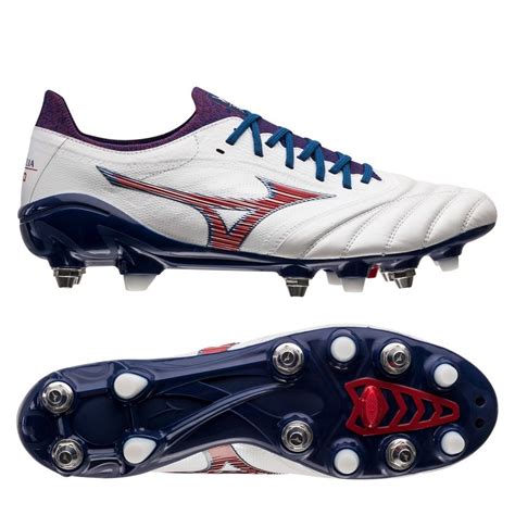 Mizuno Morelia Neo III Made in Japan SG Next Wave - Weiß/Rot