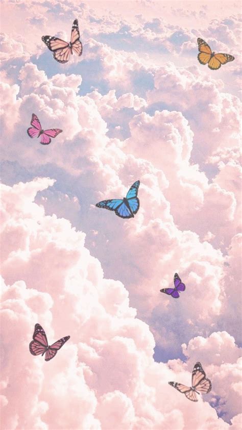 Pink Butterfly Wallpaper Aesthetic Gif - Goimages Zone