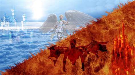 Heaven and Hell HD Wallpaper - WallpaperSafari