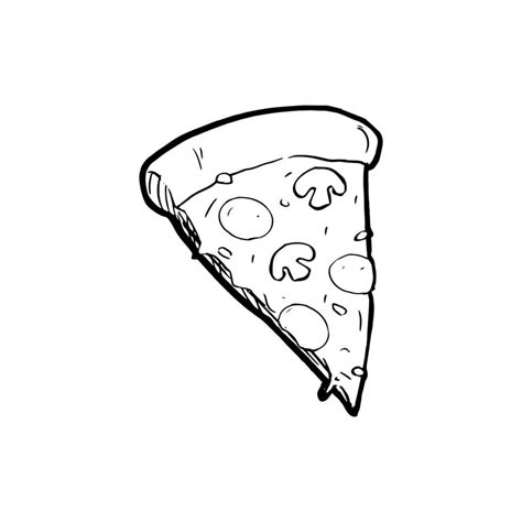 hand drawn pizza doodle vector 6208325 Vector Art at Vecteezy