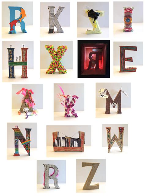 Letter Art | Pop Goes the Page