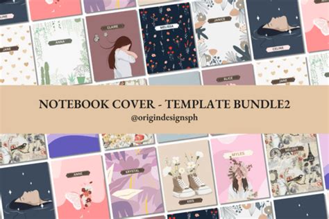 31 Editable Canva Journal Cover Template Designs & Graphics