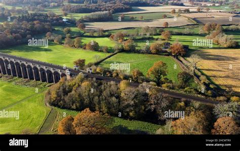 Aerial view Ouse Valley Viaduct Stock Photo - Alamy