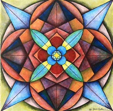 Geometric Symmetry Painting by Jason Galles - Fine Art America